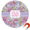 Orchids Round Car Magnet