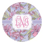 Orchids Round Decal - Medium (Personalized)