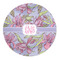 Orchids Round Indoor Rug - Front/Main