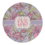 Orchids Round Linen Placemat (Personalized)