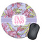 Orchids Round Mouse Pad