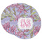Orchids Round Paper Coaster - Main