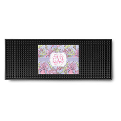 Orchids Rubber Bar Mat (Personalized)