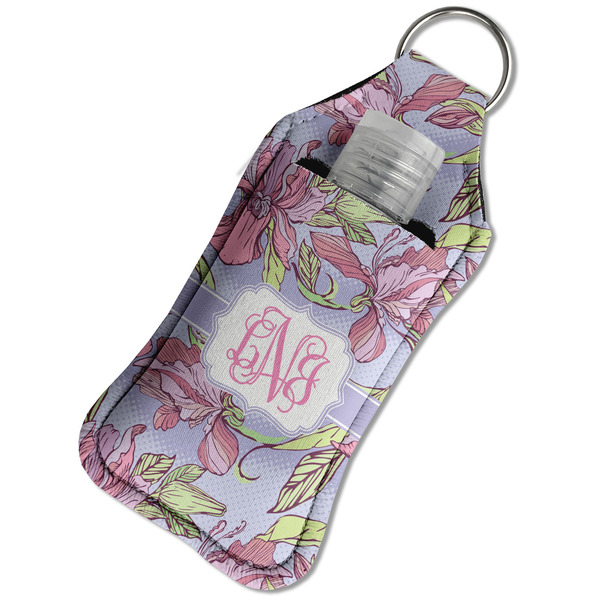 Orchids Sanitizer Holder Keychain - Large in Case