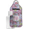 Orchids Sanitizer Holder Keychain - Large with Case