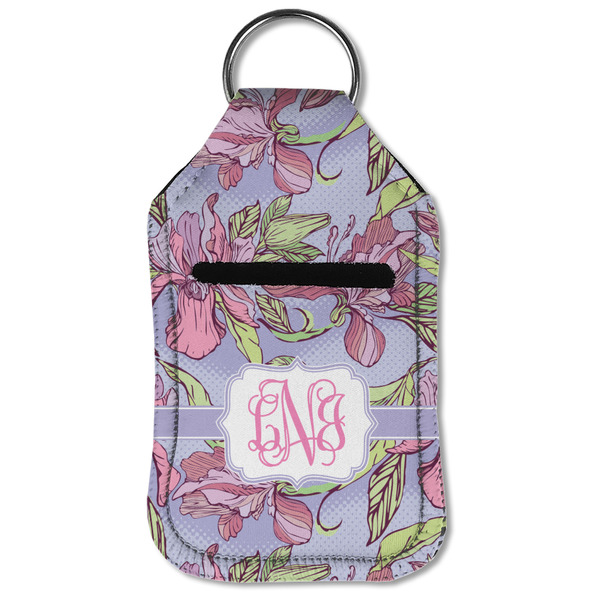 Orchids Sanitizer Holder Keychain - Small (Front Flat)