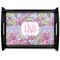 Orchids Serving Tray Black Large - Main