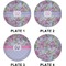 Orchids Set of Lunch / Dinner Plates (Approval)