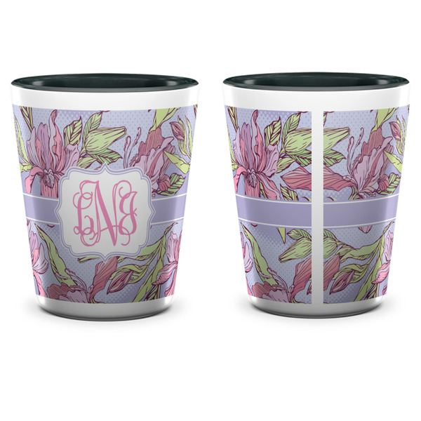 Orchids Shot Glass - Two Tone - APPROVAL