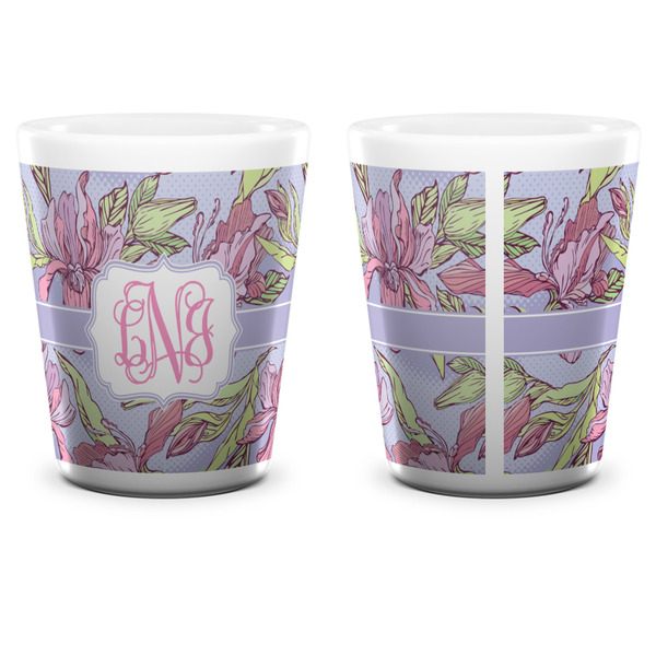Orchids Shot Glass - White - APPROVAL