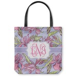 Orchids Canvas Tote Bag - Small - 13"x13" (Personalized)