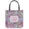 Orchids Canvas Tote Bag - Large - 18"x18" (Personalized)