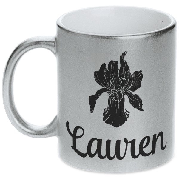Orchids Silver Mug - Main