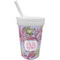 Orchids Sippy Cup with Straw (Personalized)