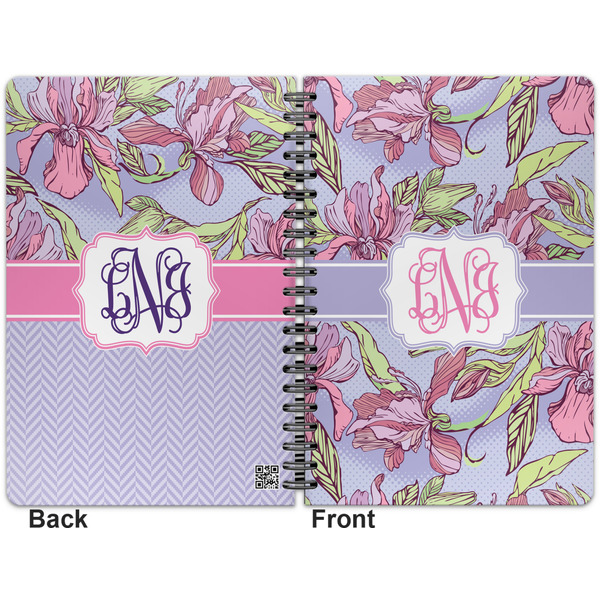 Orchids Spiral Journal 7 x 10 - Apvl