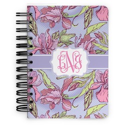 Orchids Spiral Notebook - 5x7 w/ Monogram