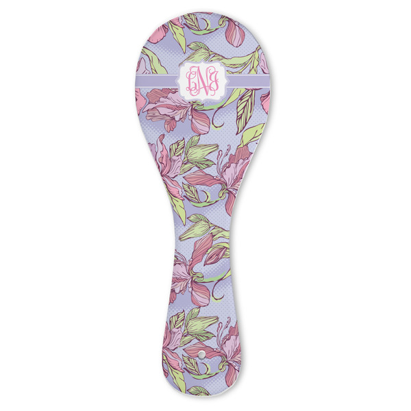 Custom Orchids Ceramic Spoon Rest (Personalized)