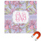 Orchids Square Car Magnet - 6" (Personalized)