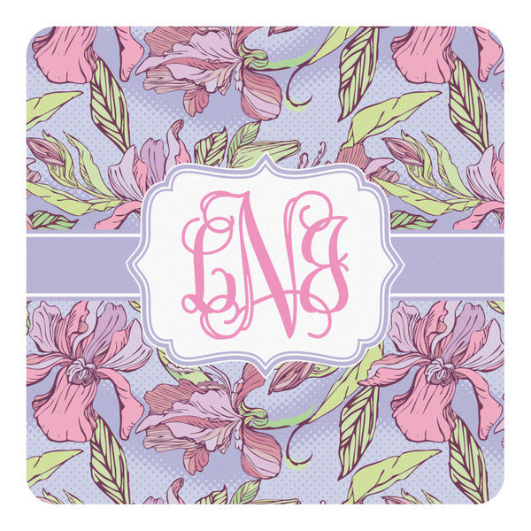Custom Orchids Square Decal - XLarge (Personalized)