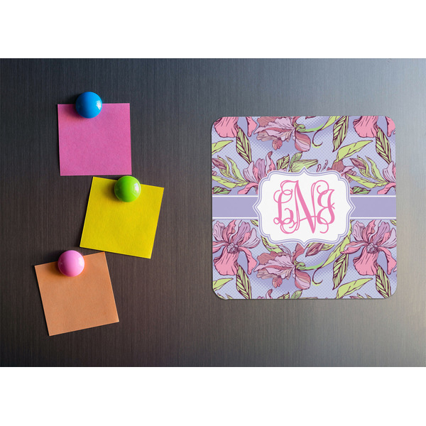 Orchids Square Fridge Magnet - LIFESTYLE