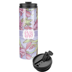 Orchids Stainless Steel Skinny Tumbler (Personalized)