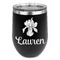 Orchids Stemless Wine Tumbler - 5 Color Choices - Stainless Steel  (Personalized)