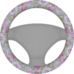 Orchids Steering Wheel Cover (Personalized)
