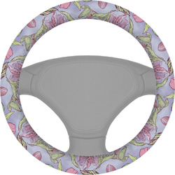 Orchids Steering Wheel Cover