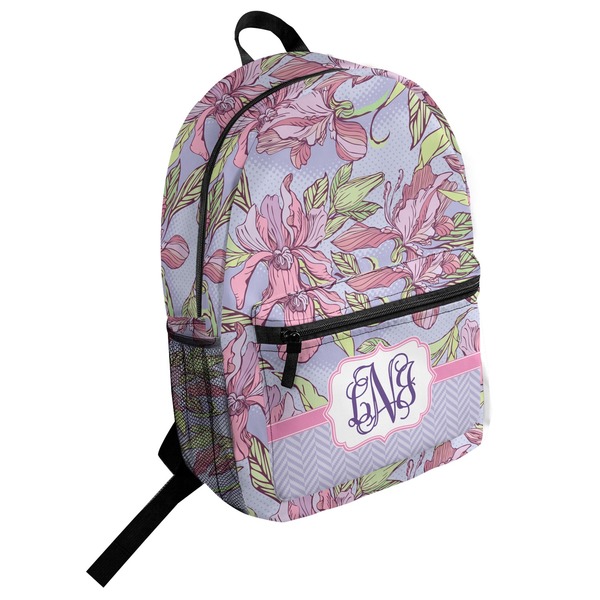 Custom Orchids Student Backpack (Personalized)