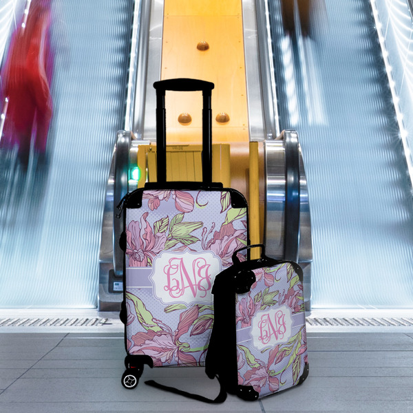 Orchids Suitcase Set 4 - IN CONTEXT