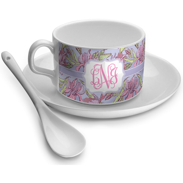 Custom Orchids Tea Cup - Single (Personalized)