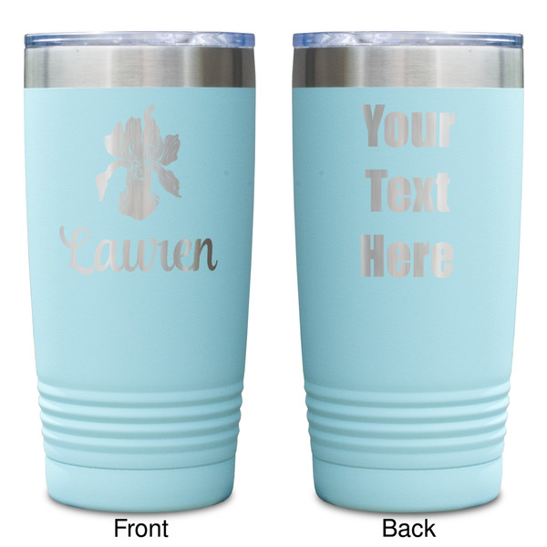 Orchids Teal Polar Camel Tumbler - 20oz -Double Sided - Approval
