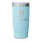 Orchids Teal Polar Camel Tumbler - 20oz - Single Sided - Approval