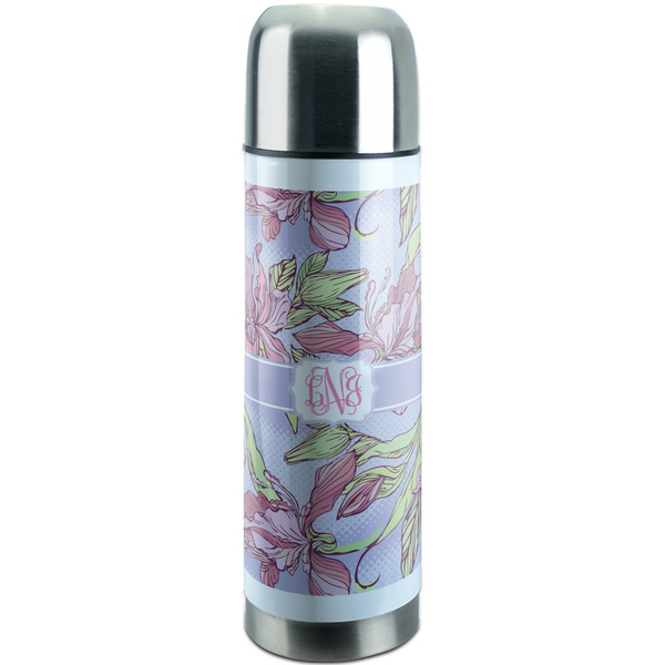 Custom Orchids Stainless Steel Thermos (Personalized)