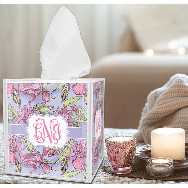 Orchids Tissue Box - LIFESTYLE