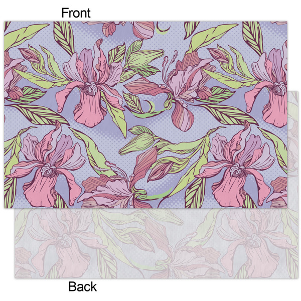 Orchids Tissue Paper - Heavyweight - XL - Front & Back