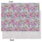 Orchids Tissue Paper - Lightweight - Large - Front & Back