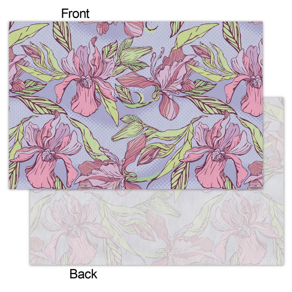 Orchids Tissue Paper - Lightweight - Small - Front & Back