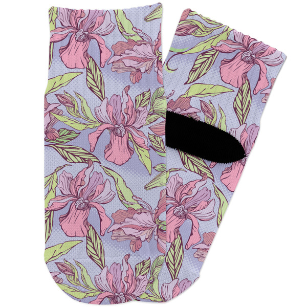 Custom Orchids Toddler Ankle Socks
