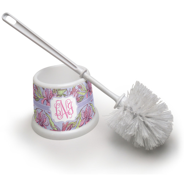 Custom Orchids Toilet Brush (Personalized)