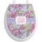 Orchids Toilet Seat Decal (Personalized)