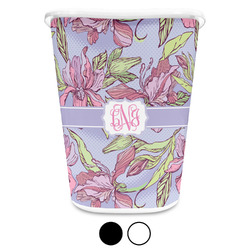 Orchids Waste Basket (Personalized)
