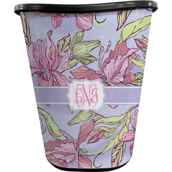 Orchids Custom Waste Basket