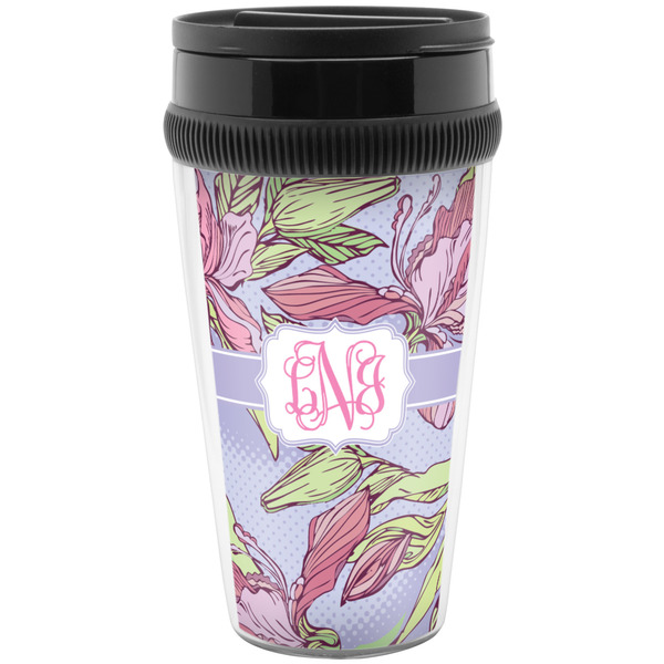 Custom Orchids Acrylic Travel Mug without Handle (Personalized)