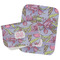 Orchids Two Rectangle Burp Cloths - Open & Folded