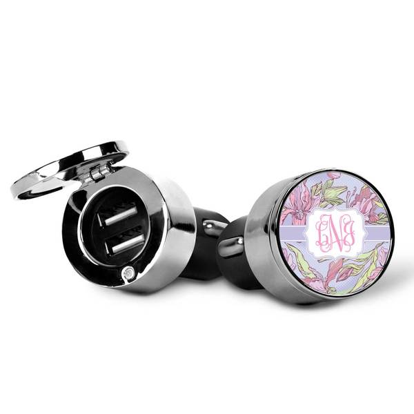Orchids USB Car Charger