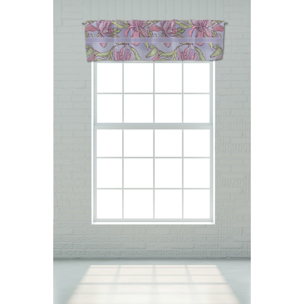 Orchids Valance - On window