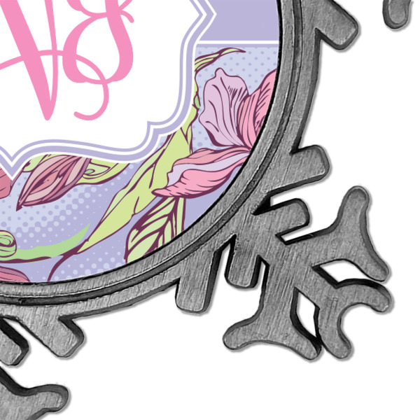 Orchids Vintage Snowflake - Detail