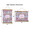 Orchids Wall Hanging Tapestries - Parent/Sizing