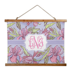 Orchids Wall Hanging Tapestry - Wide (Personalized)